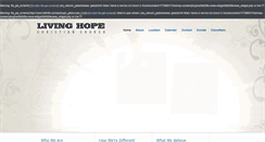 Desktop Screenshot of livinghopechristian.com